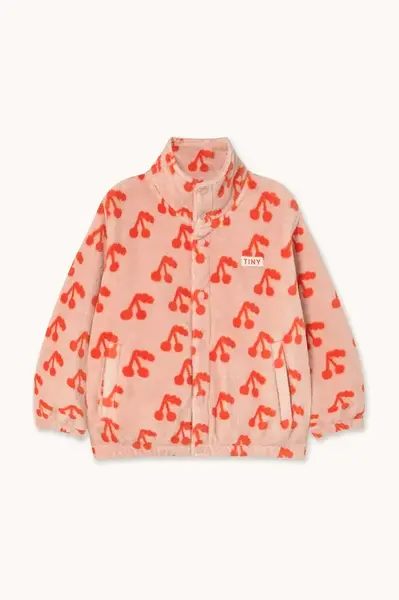 Tinycottons Dětská bunda Tinycottons CHERRIES POLAR JACKET