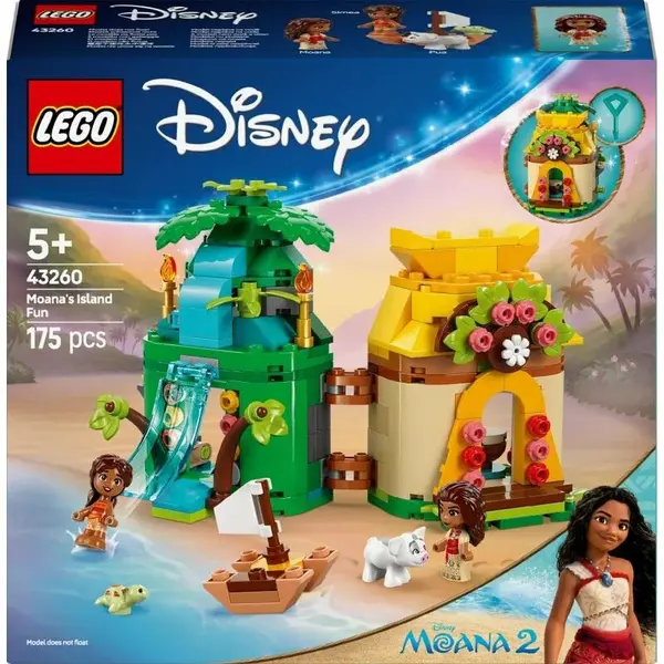 Vaiana a zábava na ostrově - LEGO-Disney and Pixar’s Light (43260)