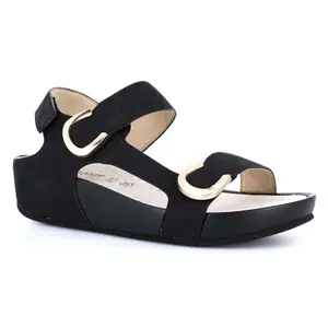 Grünland Černé dámské komfortní sandálky, velikosti 1: 39