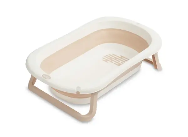 SENSILLO Skládací vanička Foldi - béžová, bílá