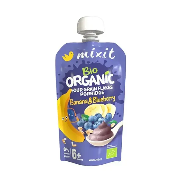 MIXIT Kapsička banán a čučoriedka BIO 110 g