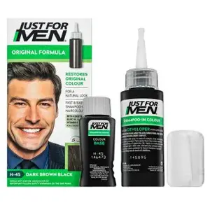 Just For Men Shampoo-in Haircolour farebný šampon pre mužov H45 Dark Brown Black 66 ml