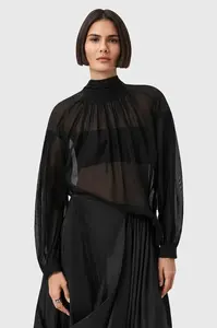 Halenka s příměsí hedvábí AllSaints PEARLA