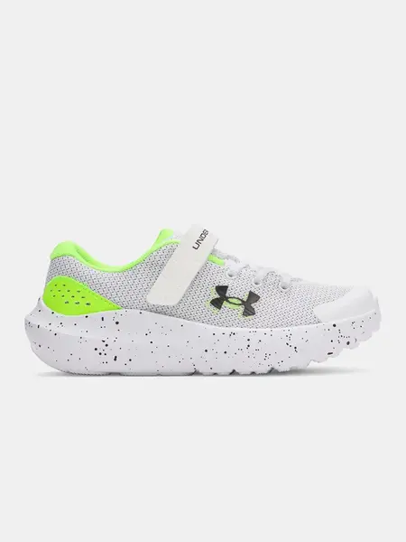 Chlapecké boty Under Armour UA BPS Surge 4 AC-WHT - Kluci