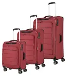 Sada cestovných kufrov Travelite Skaii 4w S,M,L Red