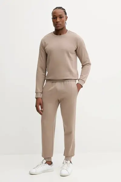 Tepláková souprava Emporio Armani Underwear pánská, hnědá barva, EM001922 AF14976