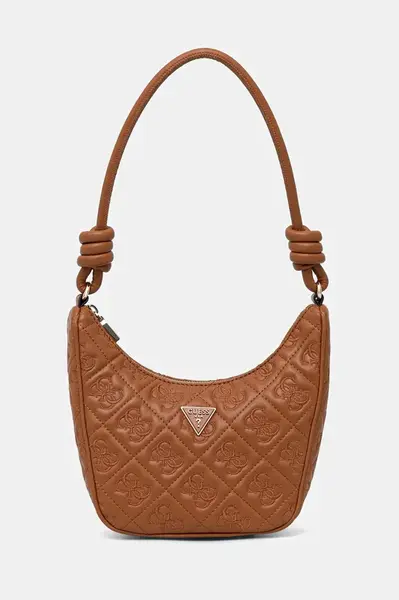 Kabelka Guess ADELASIA hnědá barva, HWQL96 58180