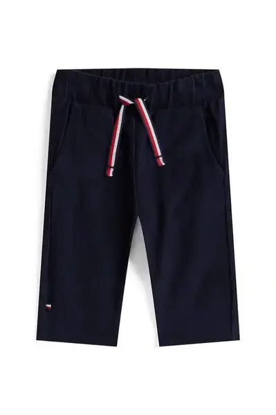 Dětské bavlněné kalhotky Tommy Hilfiger tmavomodrá barva, KN0KN02053