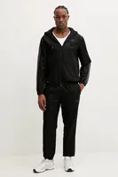 Tepláková souprava EA7 Emporio Armani pánská, černá barva, AF16072.7M000643