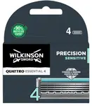 Wilkinson Sword Náhradná hlavica Quattro Essential Precision Sensitive 4 ks