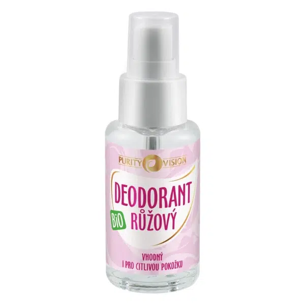 Purity Vision Bio Ružový deodorant v spreji 50 ml