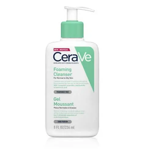 CeraVe Čistiaci penivý gél pre normálnu až mastnú pleť (Foaming Cleanser) 473 ml