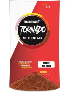 Haldorádó method mix tornado smoke 500 g - red devil