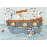 Little Dutch Puzzle vkladací so zvukom Námornícky záliv 7 dielikov