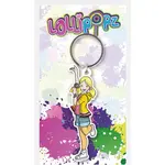 Epee Lollipopz kľúčenka gumová žltá