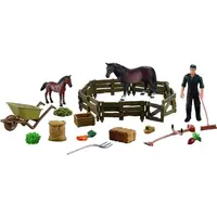 Rappa Ohrada s hnedou kobylou a žriebäťom s príslušenstvom