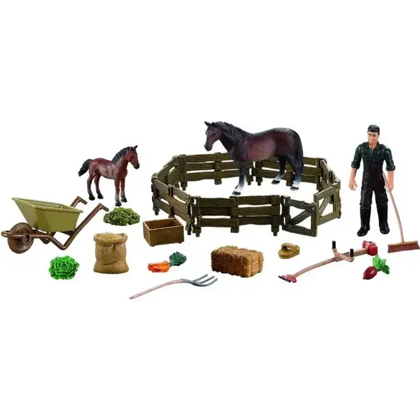 Rappa Ohrada s hnedou kobylou a žriebäťom s príslušenstvom