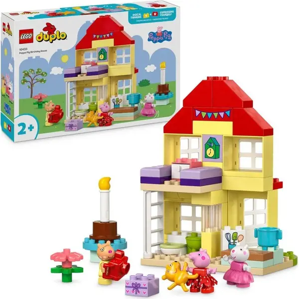 LEGO® DUPLO® 10433 Prasiatko Peppa a narodeninový dom