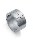 Viceroy Masívny oceľový prsteň s krížikom Beat 75295A02 62 mm