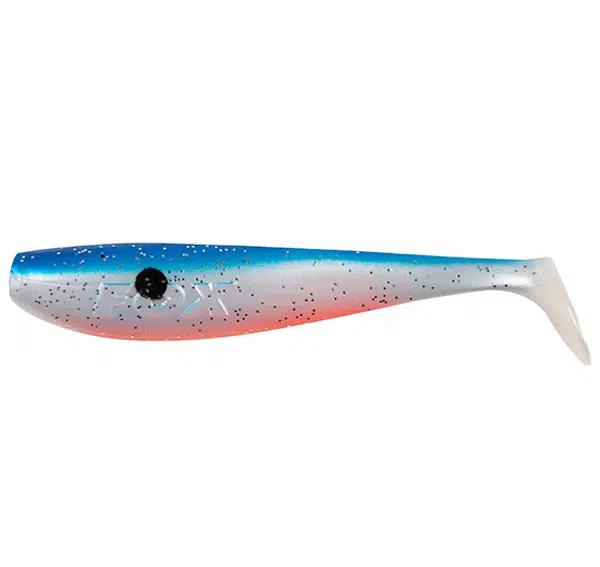 Fox rage gumová nástraha ultra uv zander pro shads uv red belly roller - 14 cm