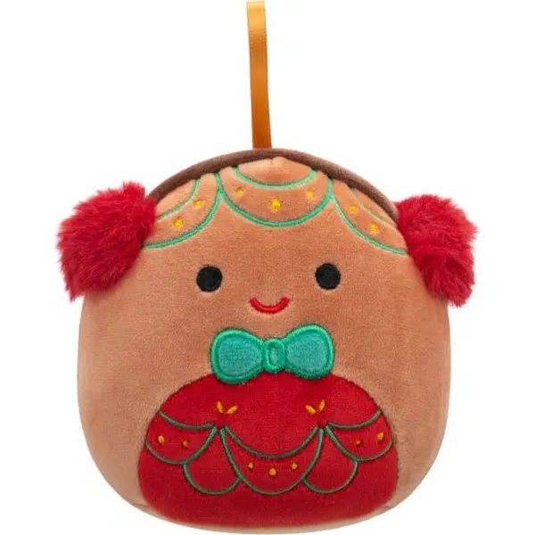 Squishmallows Vianočná ozdoba Perníček Cash 10 cm