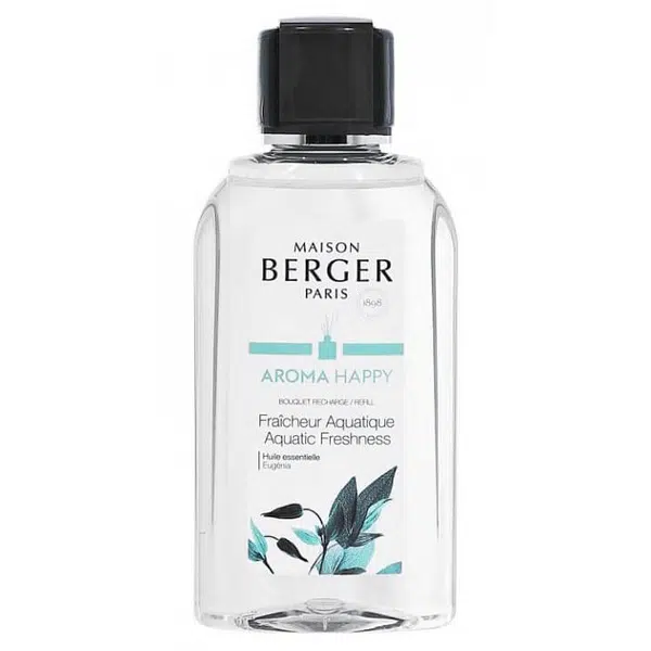 Maison Berger Paris Náplň do difuzéra Aróma Happy Fraicheur Aquatique (Bouquet Recharge/Refill) 200 ml