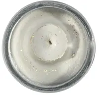 Berkley cesto na pstruhy natural glitter troutbait cesnak - trblietavá biela