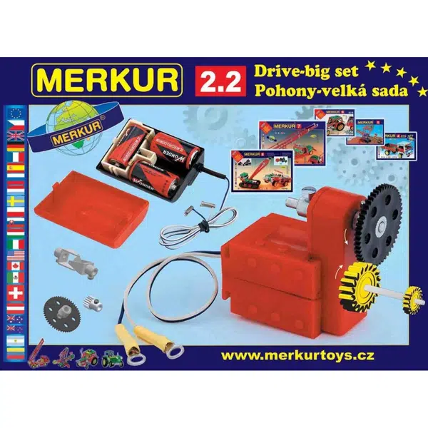Merkur Stavebnica M 2.2 Pohony a převody