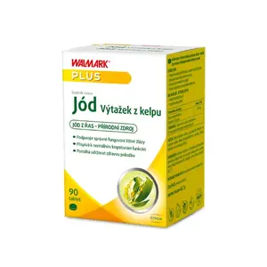 Walmark Jód Výtažek z kelpu, mořská řasa, podpora funkce štítné žlázy 90 tablet