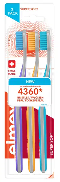 Elmex Zubná kefka Super Soft Multipack 3 ks