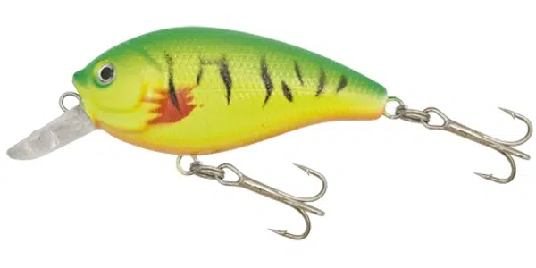 Kamasaki wobler fat zelená-žltá 6 cm