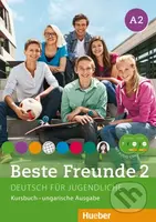 Beste Freunde A2  - Kursbuch - ungarische Ausgabe mit Audio-CDs - kniha z kategorie Jazykové učebnice a slovníky