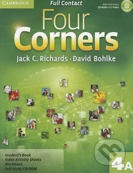 Four Corners 4: Full Contact A with S-Study CD-ROM - kniha z kategorie Jazykové učebnice a slovníky
