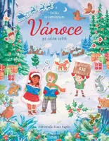 Knížka se samolepkami: Vánoce po celém světě - Joli Hannah, Ocean Hughes (ilustrátor) - kniha z kategorie Beletrie pro děti