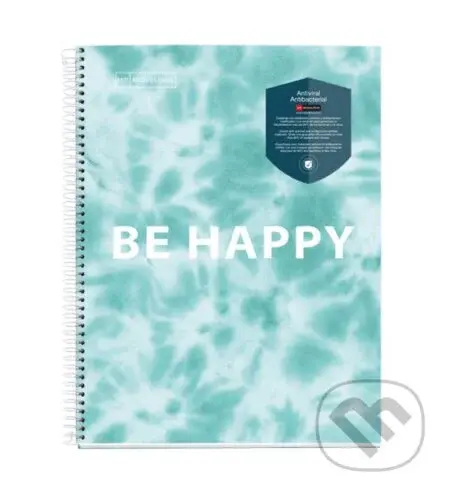 Miquelrius Tie Dye Antiviral poznámkový blok linkovaný A4