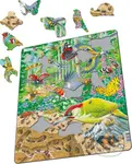 Rušný lesný život FH46 - puzzle z kategorie Naučné puzzle