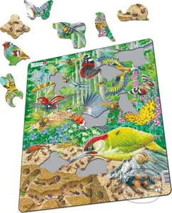 Rušný lesný život FH46 - puzzle z kategorie Naučné puzzle