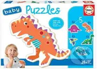 Baby Dinosauři 5v1 - puzzle z kategorie 15 - 60 dílků