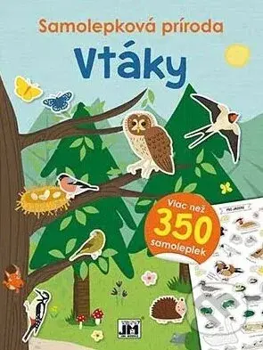 Samolepková príroda - Vtáky (Viac než 350 samolepiek) - kniha z kategorie Samolepky