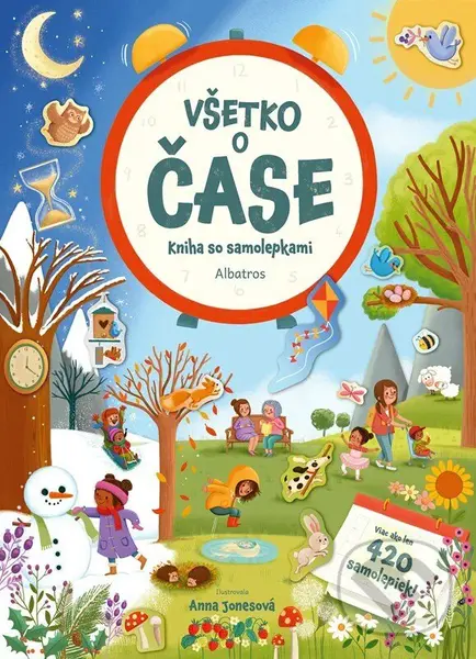 Kniha so samolepkami - Všetko o čase - Anna Jones (ilustrátor), Joli Hannah