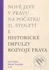 Nové jevy v právu na počátku 21. století (I.) (Historické impulzy rozvoje práva) - kniha z kategorie Ústavní právo