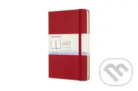 Moleskine - skicár červený (čistý, malý, tvrdá väzba)