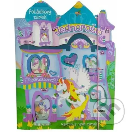 Pohádkový zámek Jednorožci - Navrhni a nalep - kniha z kategorie Samolepky