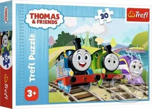 Mašinka Tomáš Veselý Tomáš (30 dílků) - puzzle z kategorie 15 - 60 dílků