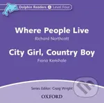 Dolphin Readers 4: Where People Live / City Girl, Country Boy Audio CD - audiokniha z kategorie 1. stupeň