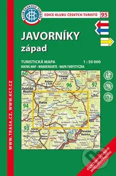 Javorníky - západ 1:50 000 (Turistická mapa) - kniha z kategorie Mapy
