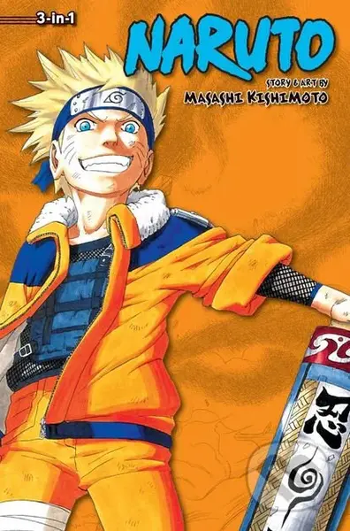 Naruto 3 in 1, Vol. 4 (Includes vols. 10, 11 & 12) - kniha z kategorie Sci-fi, fantasy a komiksy