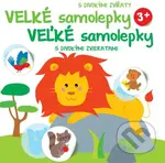 Velké samolepky s divokými zvířaty / Veľké samolepky s divokými zvieratami - kniha z kategorie Samolepky