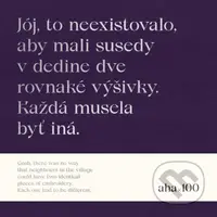 AHA100 (Limitovaná edícia v boxe) - Tomáš Kompaník - kniha z kategorie Hobby