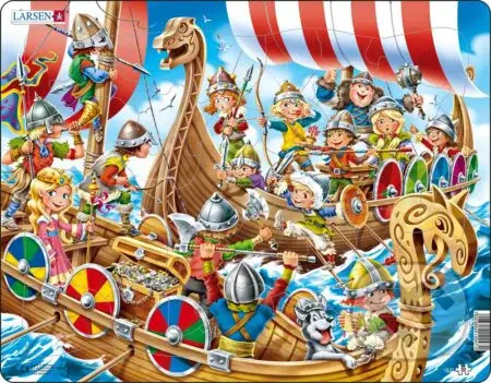 Vikingovia (US41) - puzzle z kategorie Naučné puzzle